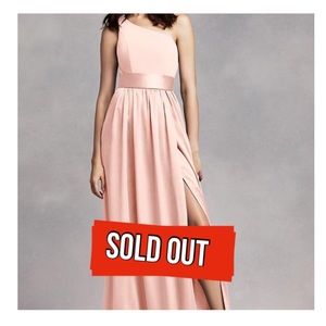 Vera Wang One-Shoulder Gown